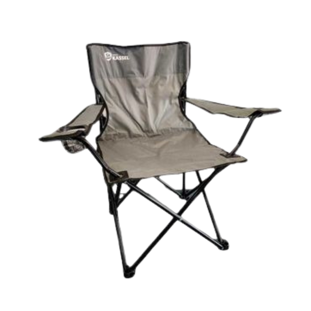 Sillon plegable Director de tela Smart Kassel gris